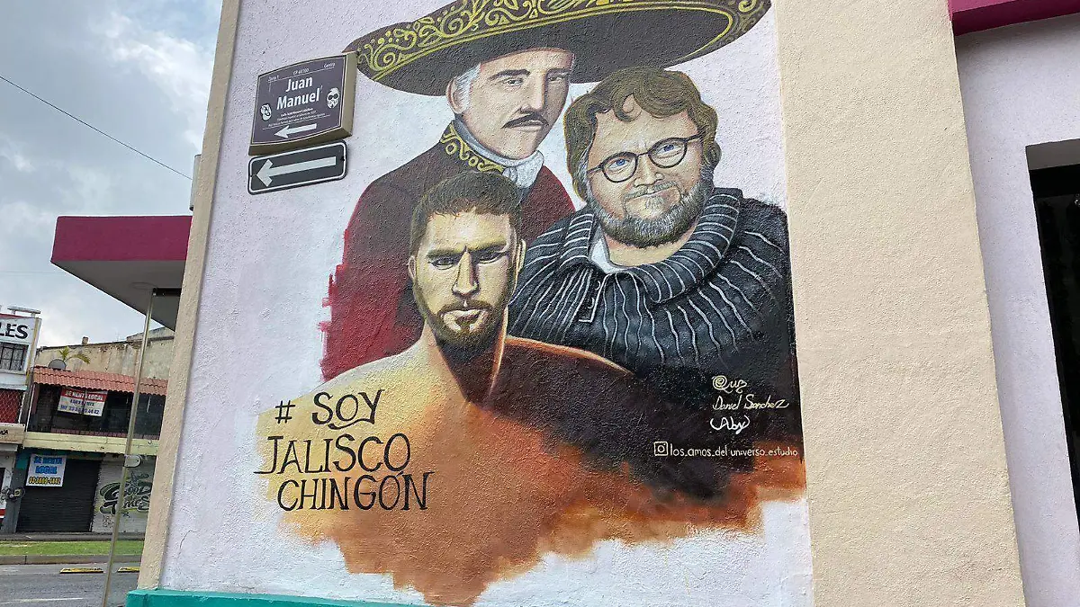 Mural personajes jaliscienses Foto. Viridiana Saavedra